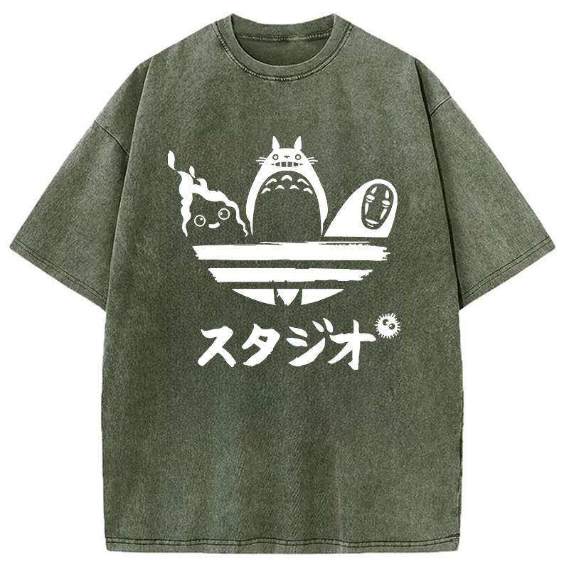 Ghibli Vintage Japanese Washed T-Shirt