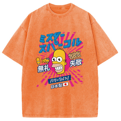 Mr Sparkle Rising Sun Vintage Washed T-Shirt