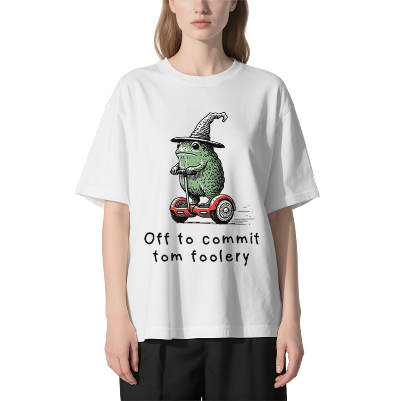 Frog Riding A Balance Scooter Classic T-Shirt