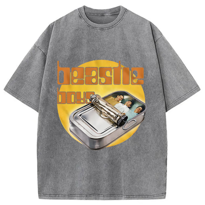 Hello Nasty Beastie Boys Hiphop Washed T-Shirt