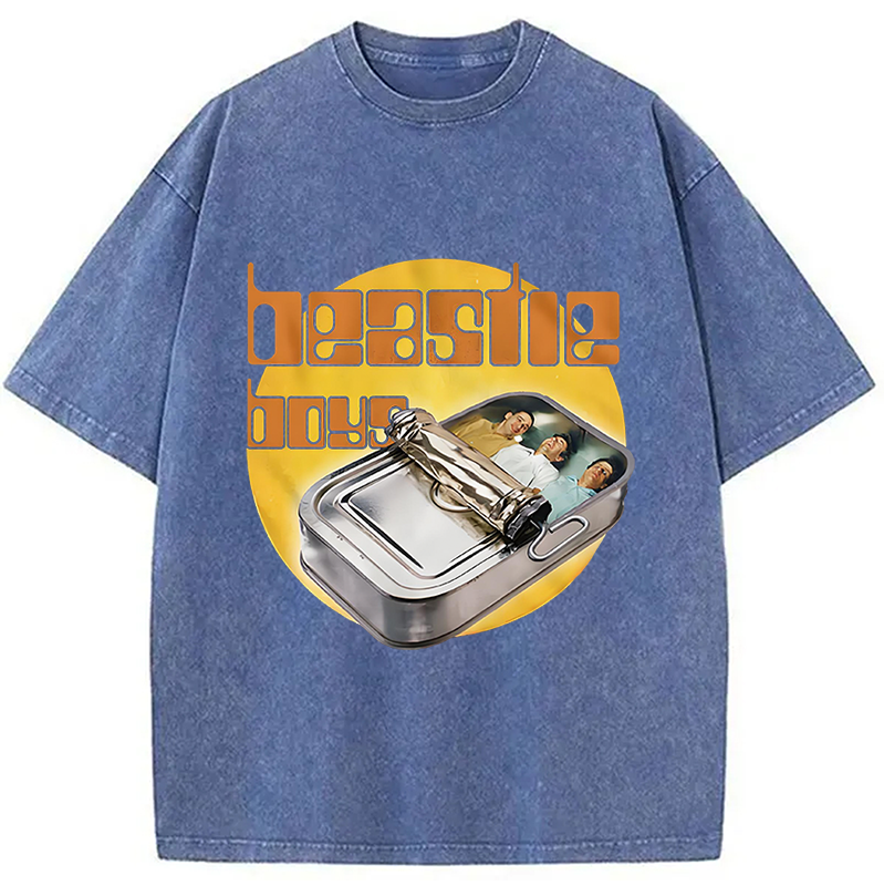 Hello Nasty Beastie Boys Hiphop Washed T-Shirt