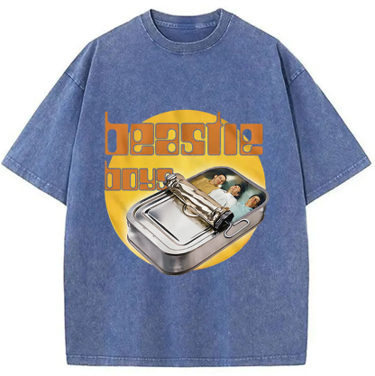 Hello Nasty Beastie Boys Hiphop Washed T-Shirt