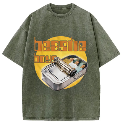 Hello Nasty Beastie Boys Hiphop Washed T-Shirt