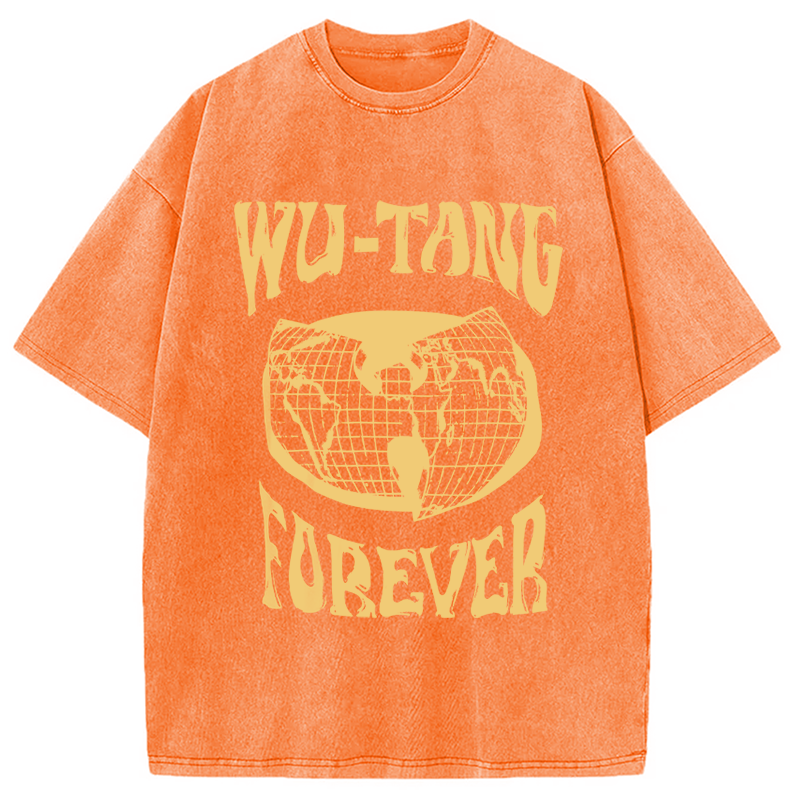 Wu-Tang Forever Hip-Hop Washed T-Shirt