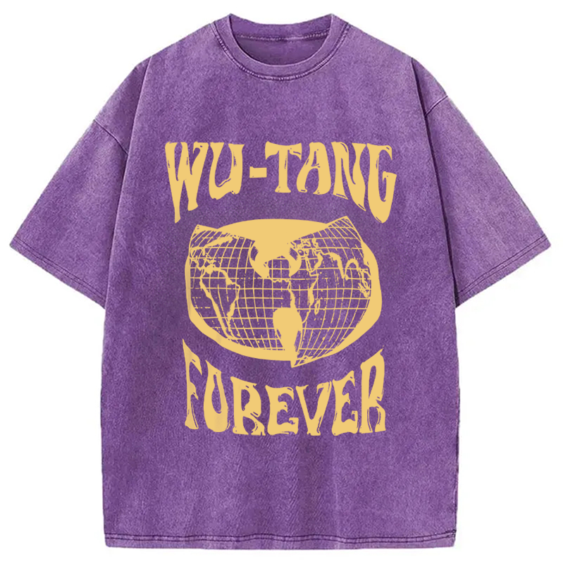 Wu-Tang Forever Hip-Hop Washed T-Shirt