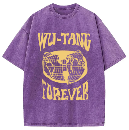 Wu-Tang Forever Hip-Hop Washed T-Shirt