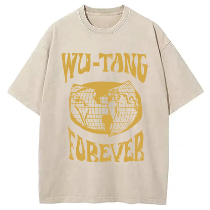 Wu-Tang Forever Hip-Hop Washed T-Shirt