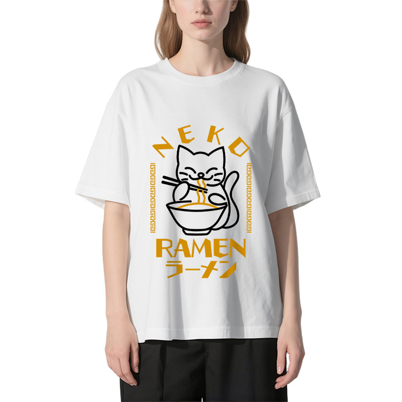 Cat Obsessed With Ramen Classic T-Shirt