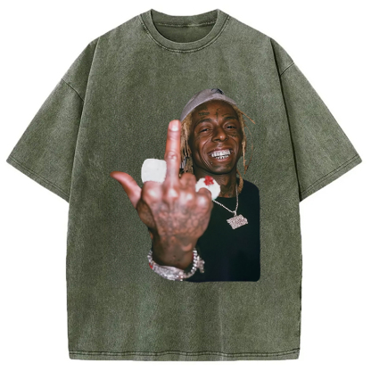North America Tour Lil Wayne Washed T-Shirt