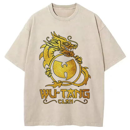 Wu Tang Clan Dragon Washed T-Shirt