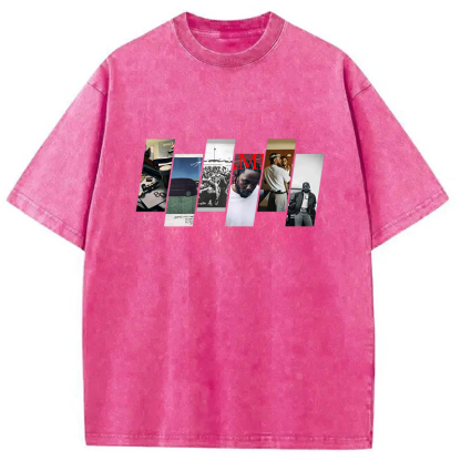 Kendrick Lamar Albums Washed T-Shirt