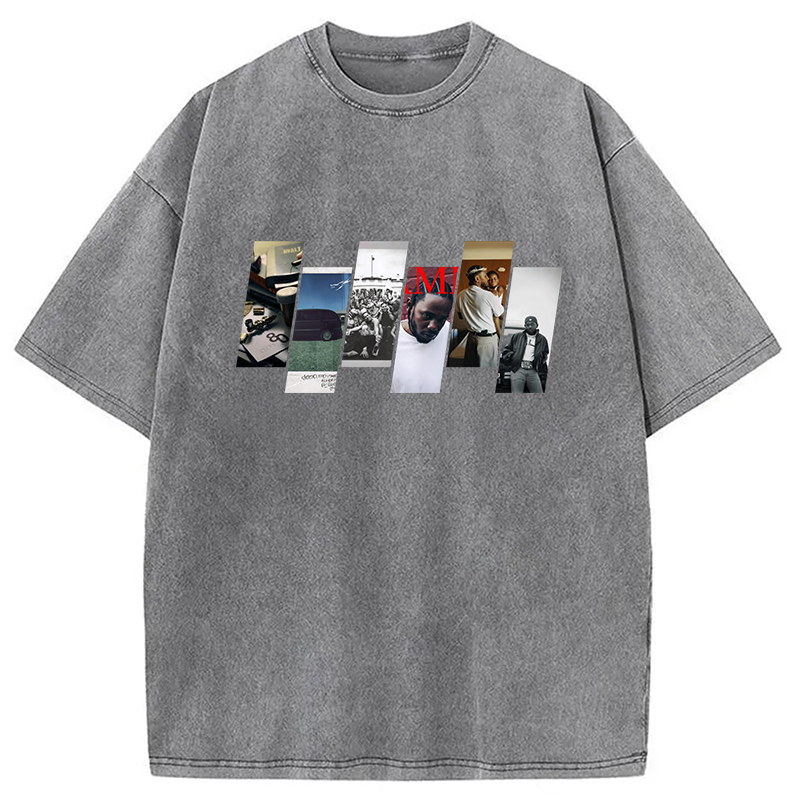 Kendrick Lamar Albums Washed T-Shirt