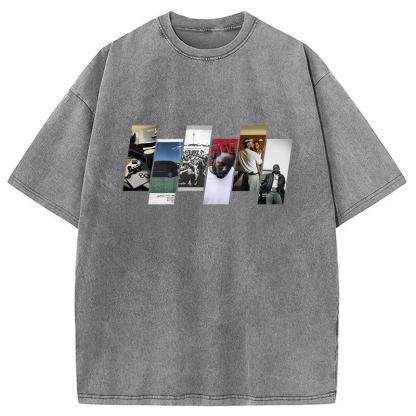 Kendrick Lamar Albums Washed T-Shirt
