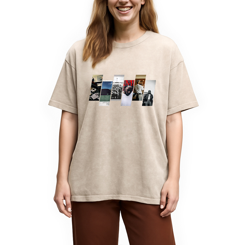 Kendrick Lamar Albums Washed T-Shirt