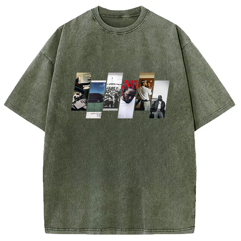 Kendrick Lamar Albums Washed T-Shirt
