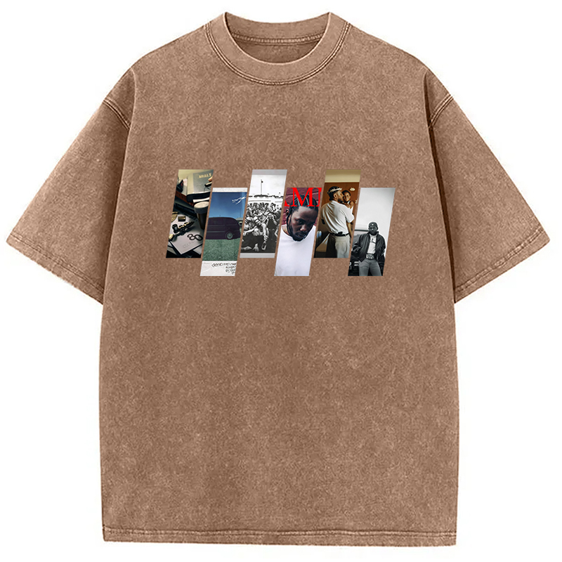 Kendrick Lamar Albums Washed T-Shirt