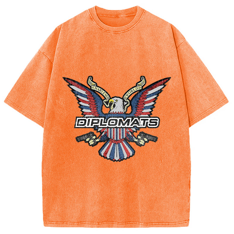 Retro Dipset Diplomats Logo Washed T-Shirt