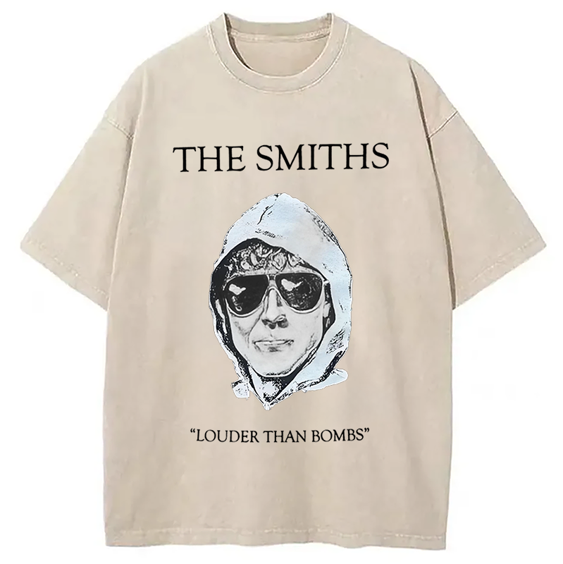The Smiths Louder Than Bombs Washed T-Shirt