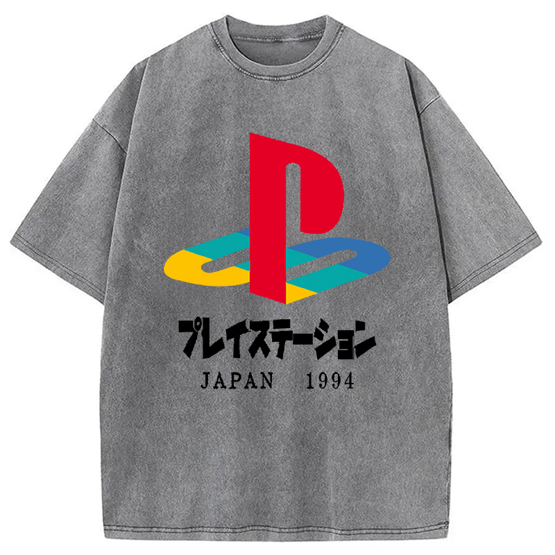 Sony Playstation Japanese Washed T-Shirt