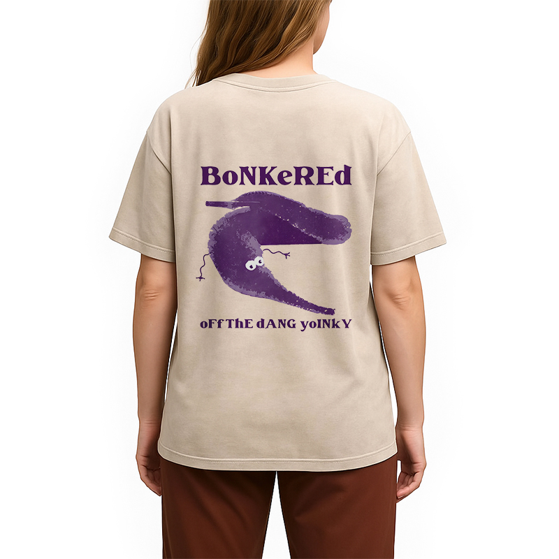 Bonkered of The Dang Yoinky Back Washed T-Shirt