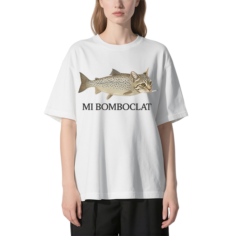 Bomboclat Fish Cat Meme Classic T-Shirt