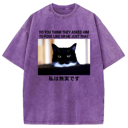 Do You Think Washed T-Shirt