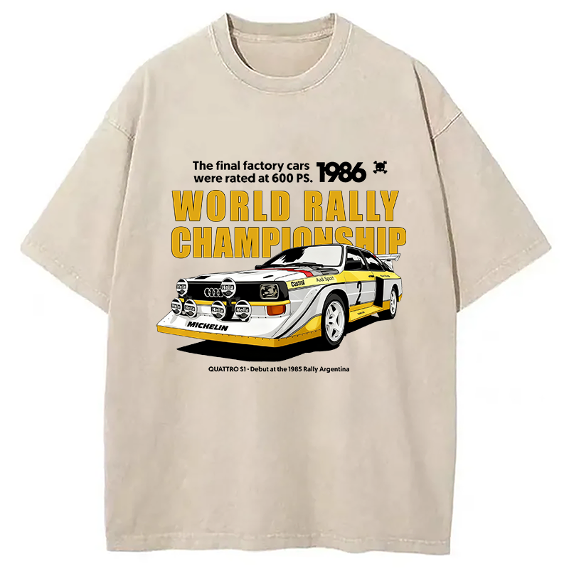 1986 World Rally Championship Washed T-Shirt