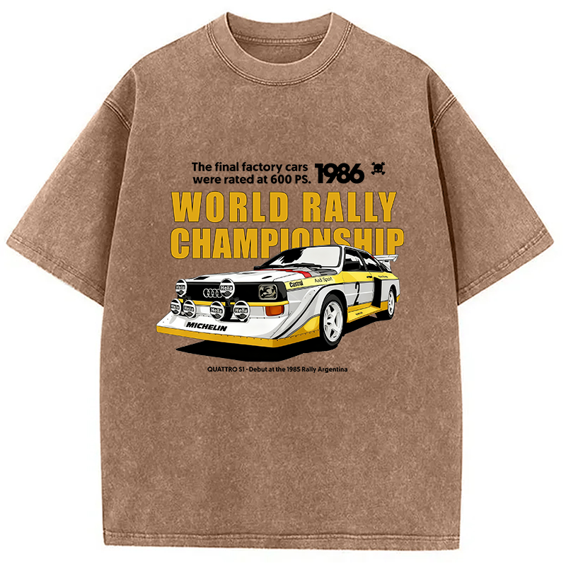 1986 World Rally Championship Washed T-Shirt