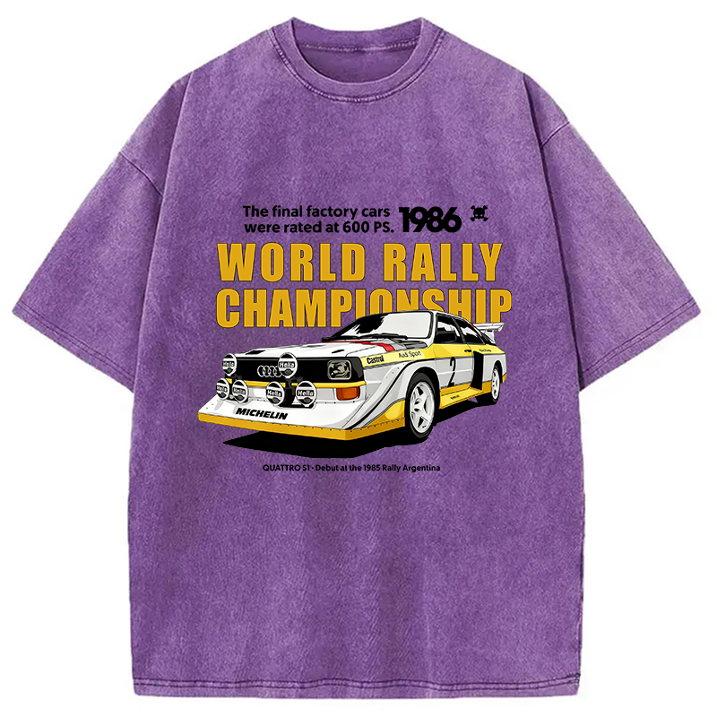 1986 World Rally Championship Washed T-Shirt