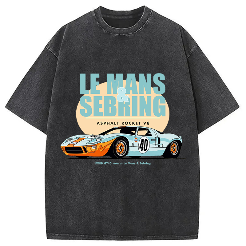 Won At Le Mans & Sebring Washed T-Shirt