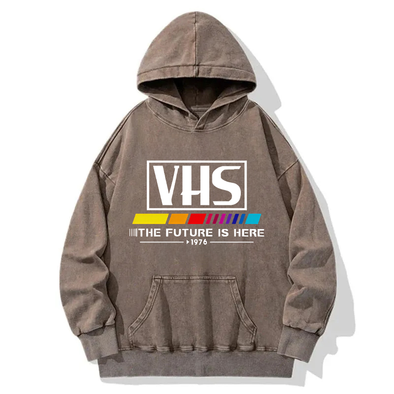 VHS 1976 Vintage Washed Hoodie