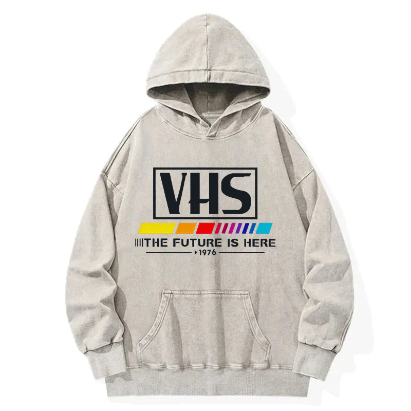 VHS 1976 Vintage Washed Hoodie