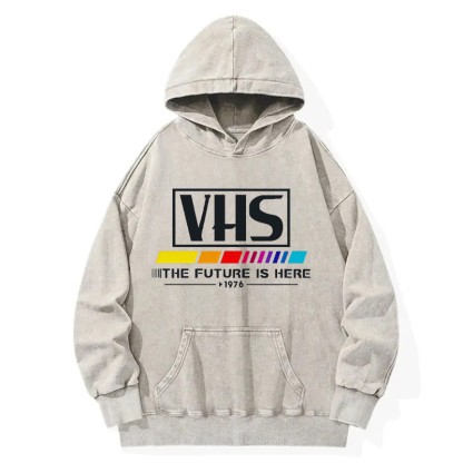 VHS 1976 Vintage Washed Hoodie