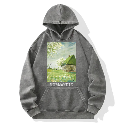Normandie Travel Washed Hoodie
