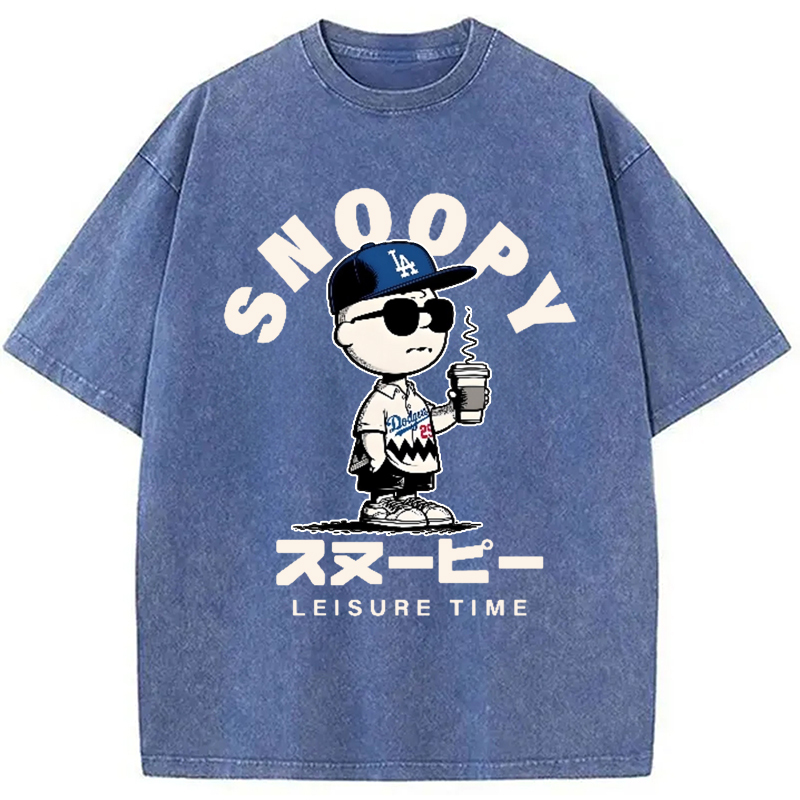 Dodgers Snoopy Vintage Washed T-Shirt