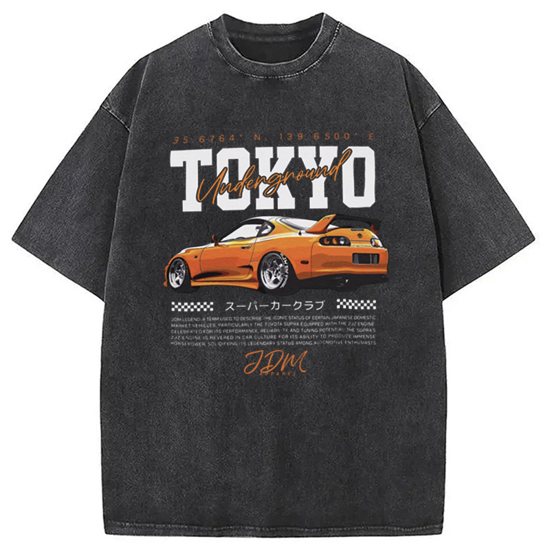 Tokyo JDM Style Car Washed T-Shirt