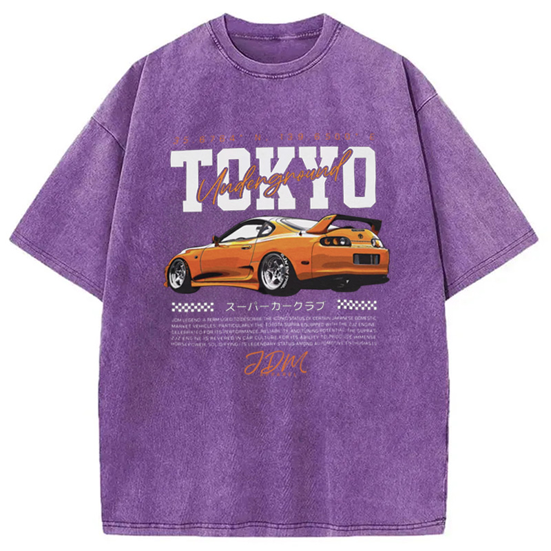 Tokyo JDM Style Car Washed T-Shirt