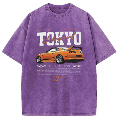 Tokyo JDM Style Car Washed T-Shirt