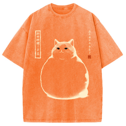 Matsumoto Hoji Cat Washed T-Shirt