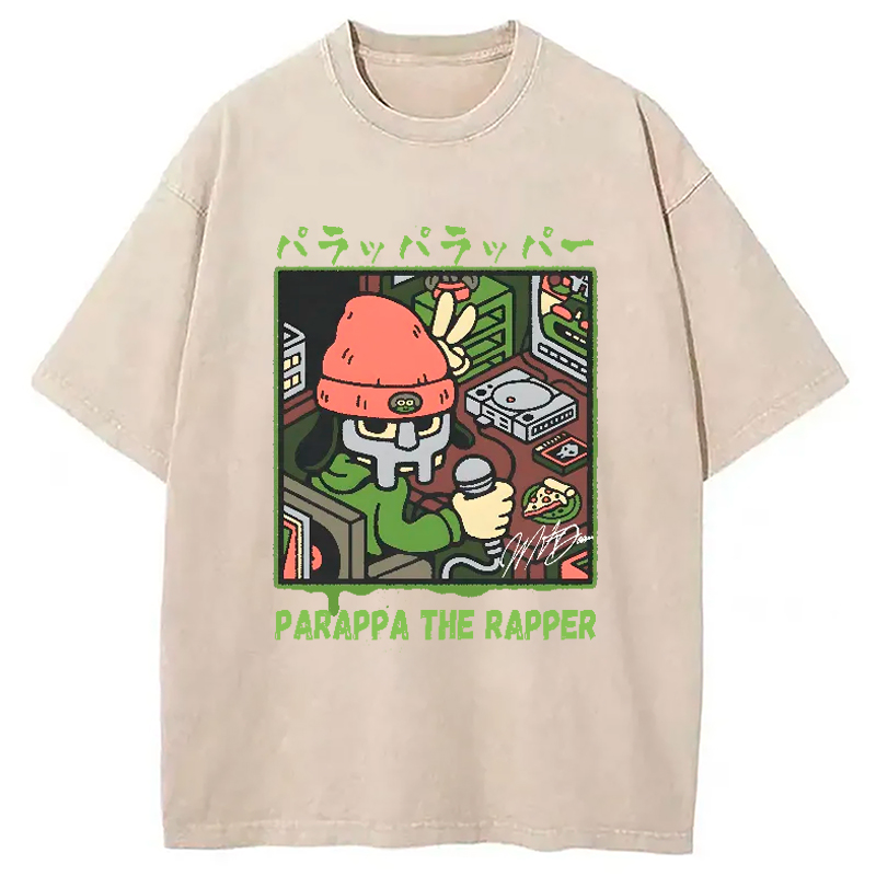 PaRappa the Rapper MF DOOM Washed T-Shirt