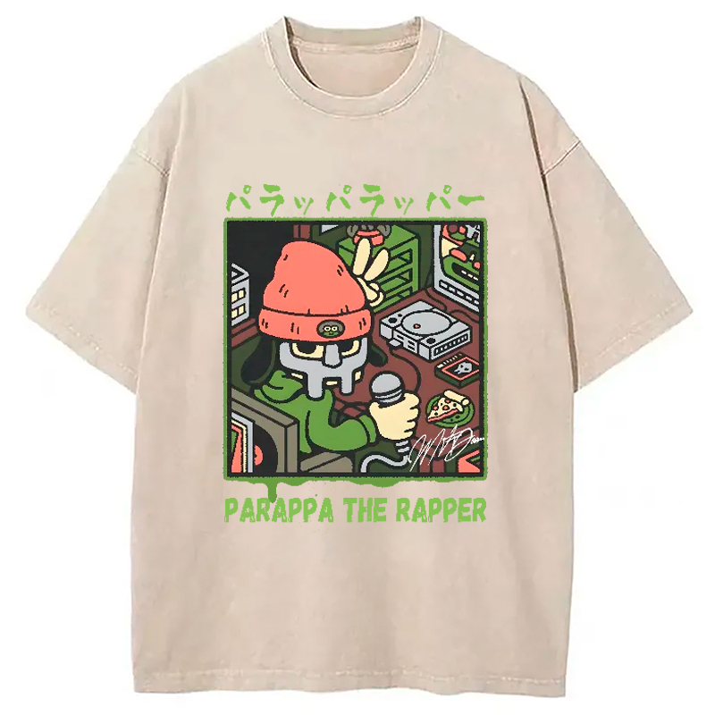 PaRappa the Rapper MF DOOM Washed T-Shirt