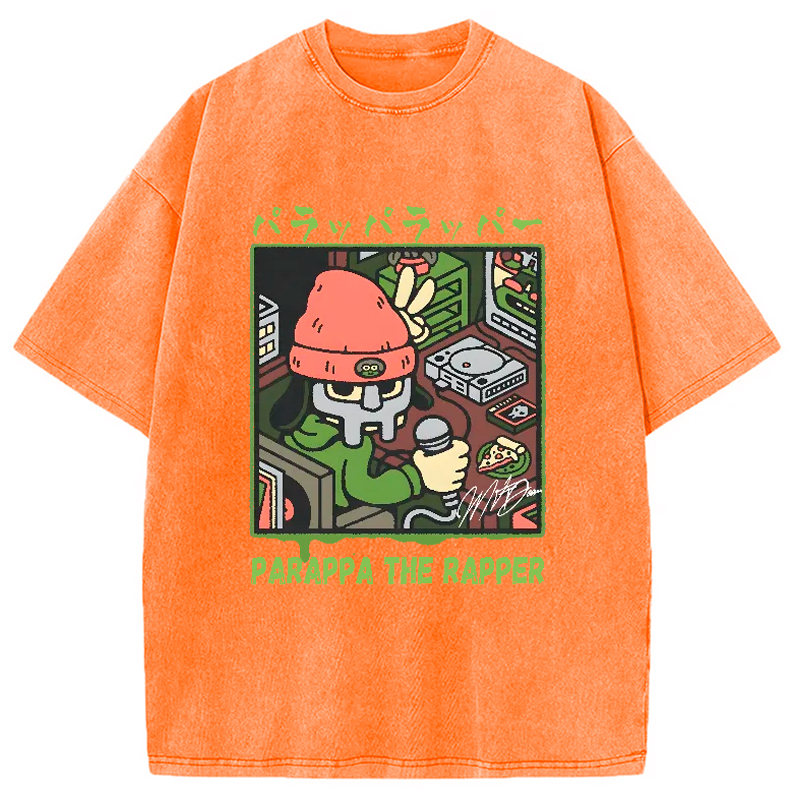 PaRappa the Rapper MF DOOM Washed T-Shirt