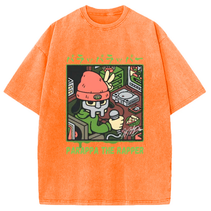 PaRappa the Rapper MF DOOM Washed T-Shirt