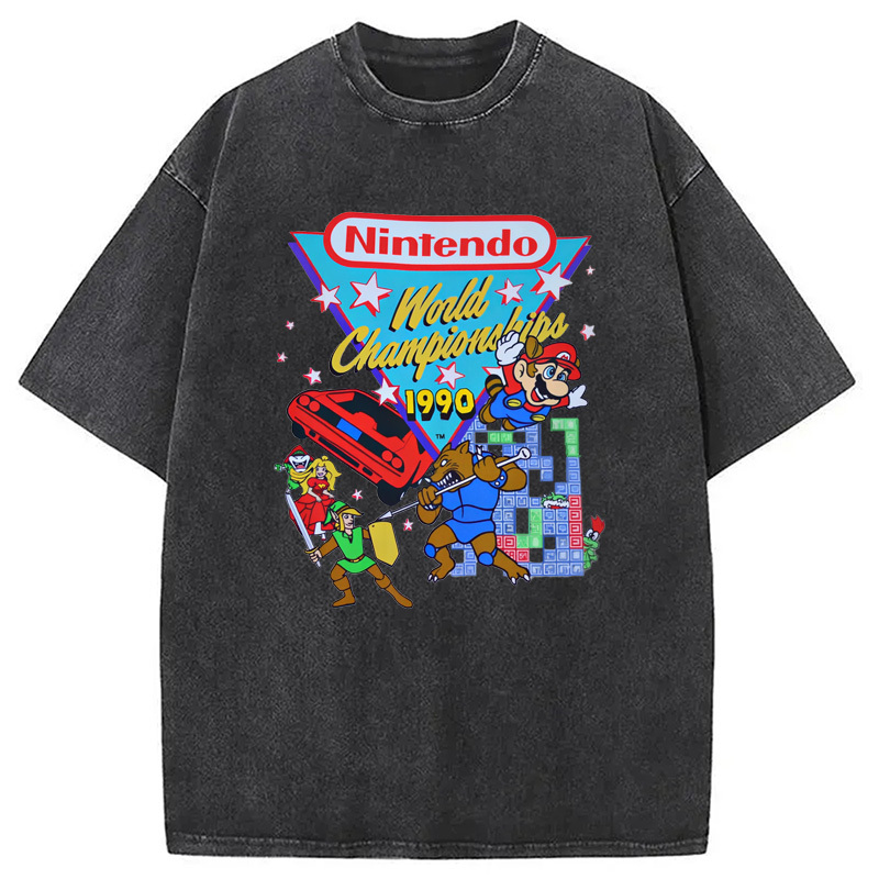 Nintendo 1990 World Championships Washed T-Shirt
