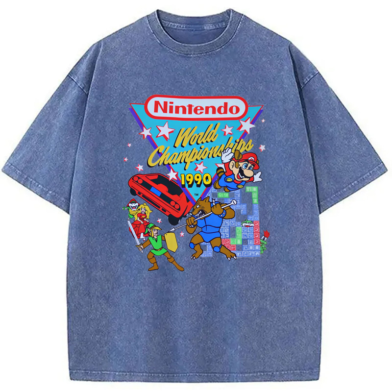 Nintendo 1990 World Championships Washed T-Shirt