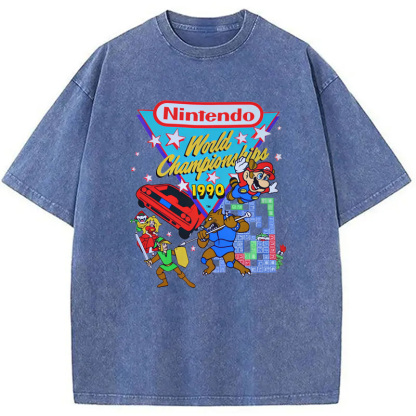 Nintendo 1990 World Championships Washed T-Shirt