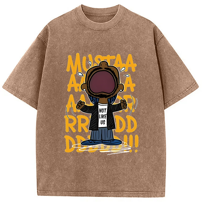 Kendrick Mustard Lamar Rapper Washed T-Shirt