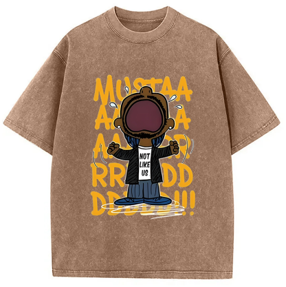 Kendrick Mustard Lamar Rapper Washed T-Shirt