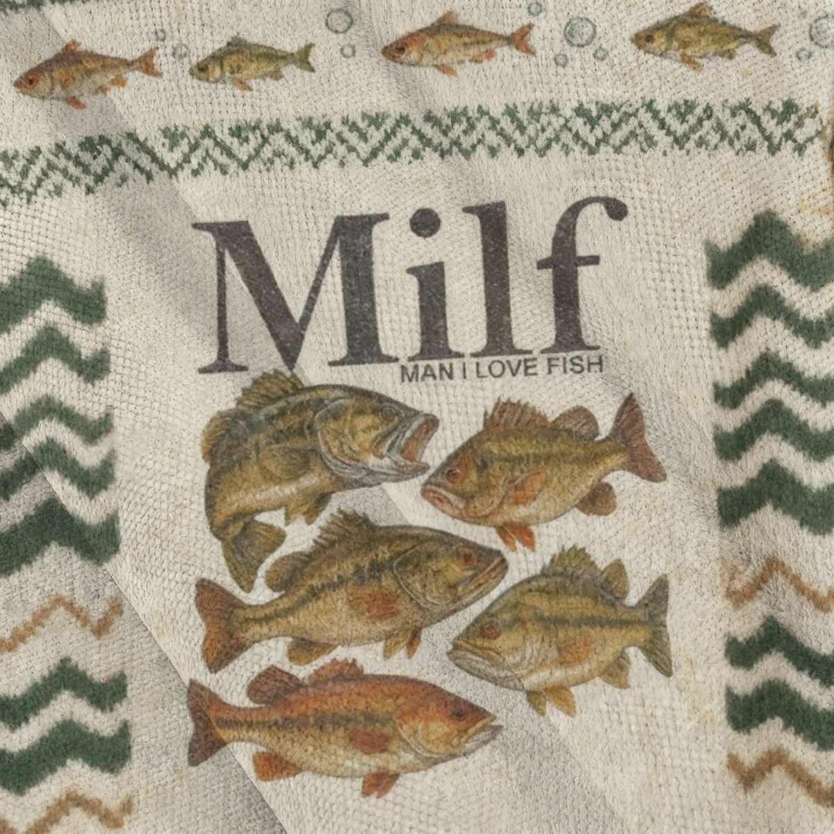 Baddiecat Man I Love Fish Ugly Sweatshirt