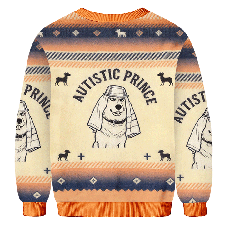 Baddiecat Autistic Prince Dog Ugly Sweatshirt